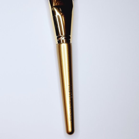 Luxie 542 Flat Contour Face Brush ~ New ~ Gold - Picture 1 of 4